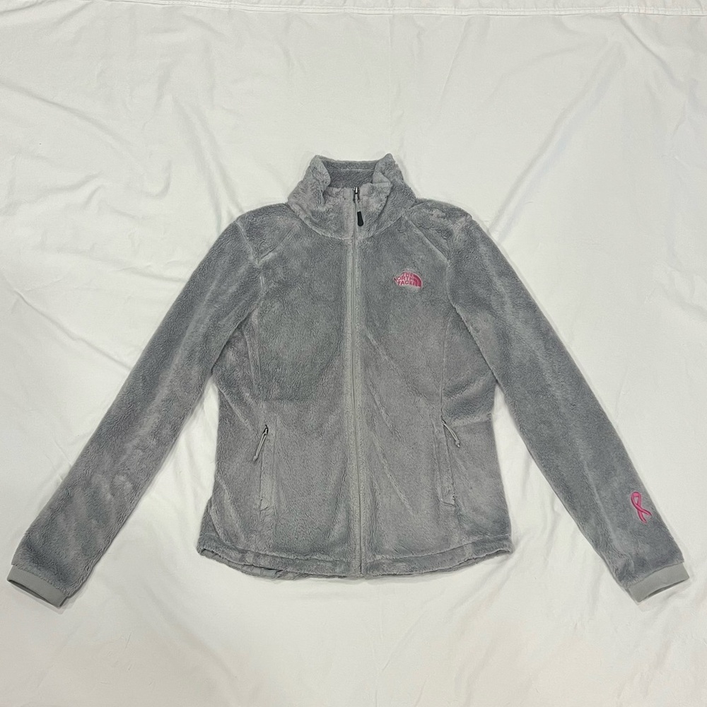 The North Face Osito Fleece Jacket With Breast Cancer Awareness Ribbon